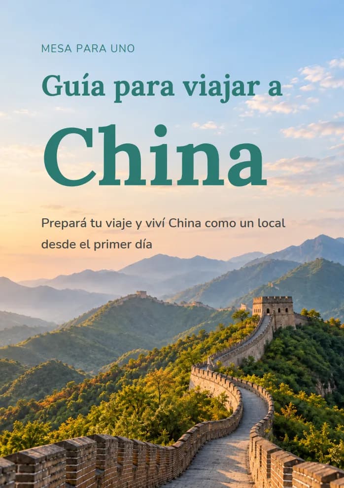 Portada de la guía de viaje a China